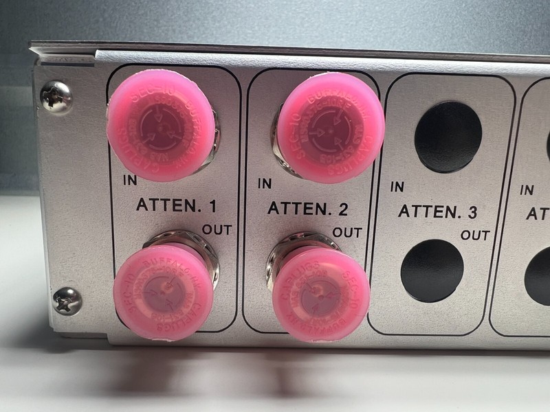 JFW 50PA-129-02 Programmable 2x Attenuator 30-3000MHz 0-63.5dB x 0.5dB 19" RM gallery