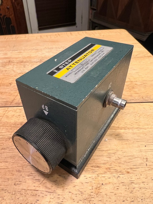 Vintage Scarce Weinschel Step Attenuator Model 3050-10-88 gallery