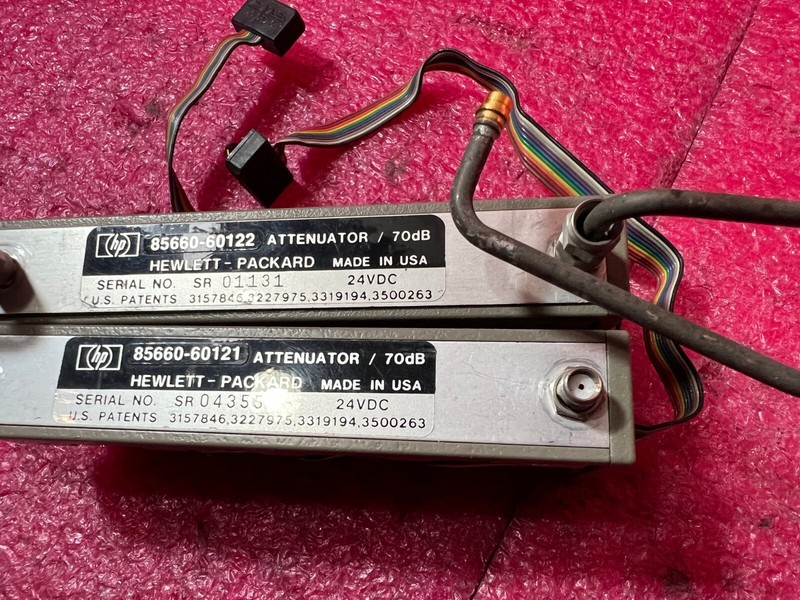 HP Agilent Keysight Attenuator 85660-60122 + 85660-60121 AS-IS gallery
