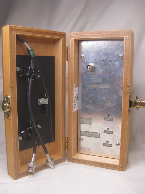 untested vintage DRANETZ Attenuator 101573 101840-E wood box assembly rare ? gallery