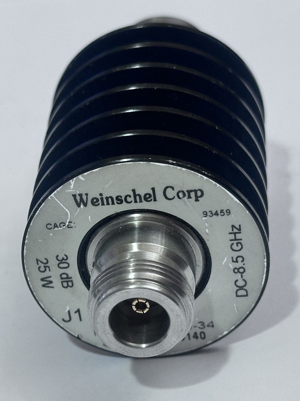 Weinschel 33-30-34 Bi-Directional Attenuator DC-8.5GHz 25W 30db
