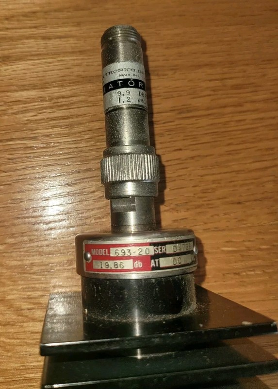 Weinschel Engineering Model 693-20 W/ Pdf Electronics Attenuator NO WAY TO TEST gallery