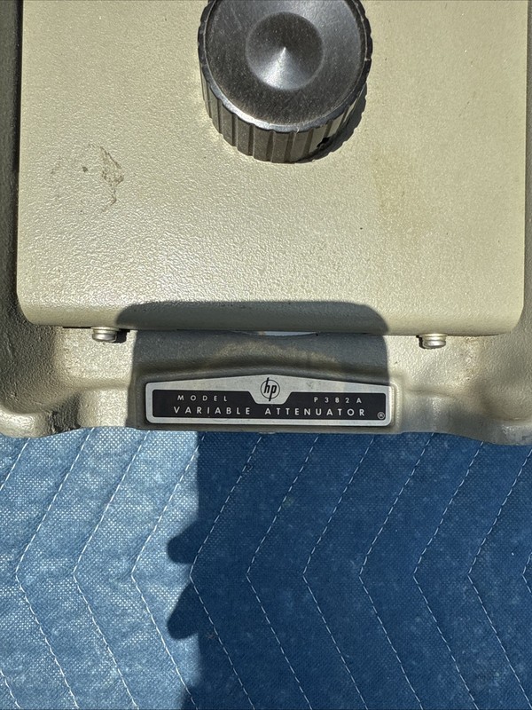 Vintage HP MODEL P382A VARIABLE ATTENUATOR gallery