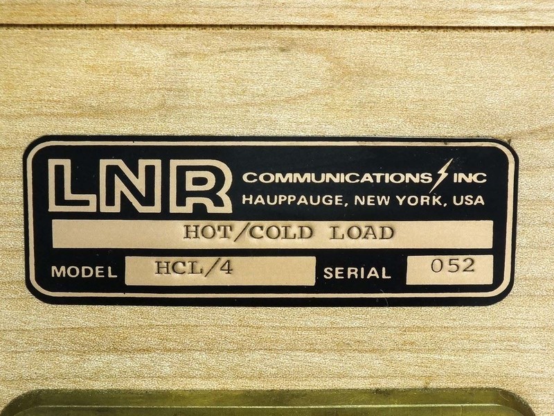 LNR HCL/4 Portable E-Band WR-229 RF Load / Hot Cold Attenuator in Wooden Case gallery