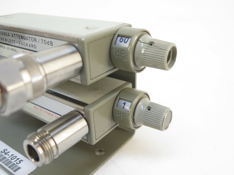 HP Agilent 8494A & 8495A 4GHz Attenuator (70dB & 11dB), Interconnect, Option 001 gallery