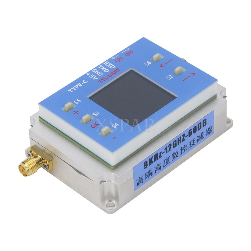 Digital Programmable Controlled Attenuator Module 60dB TFT Display SMA Female gallery