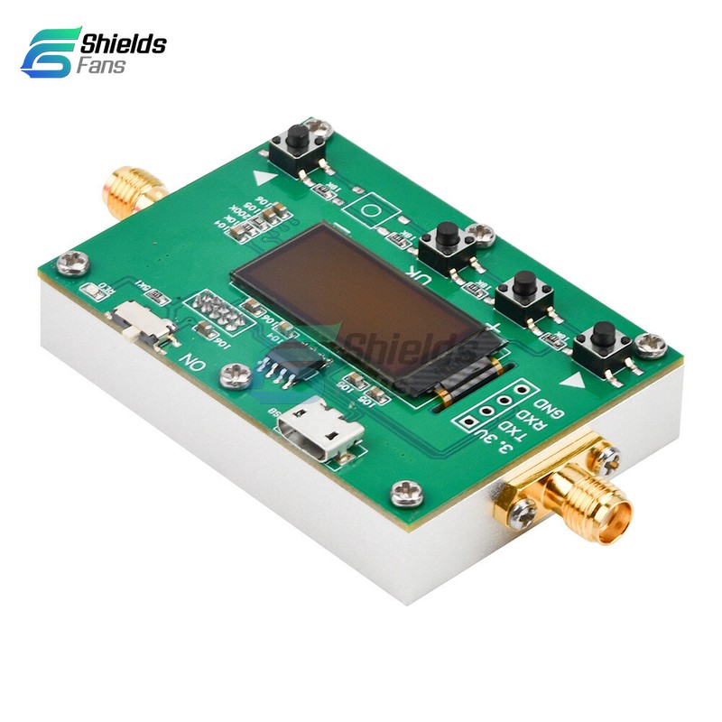 6Ghz RF Digital Attenuator 30DB Step 0.25DB OLED Pogrammable Attenuator Module gallery