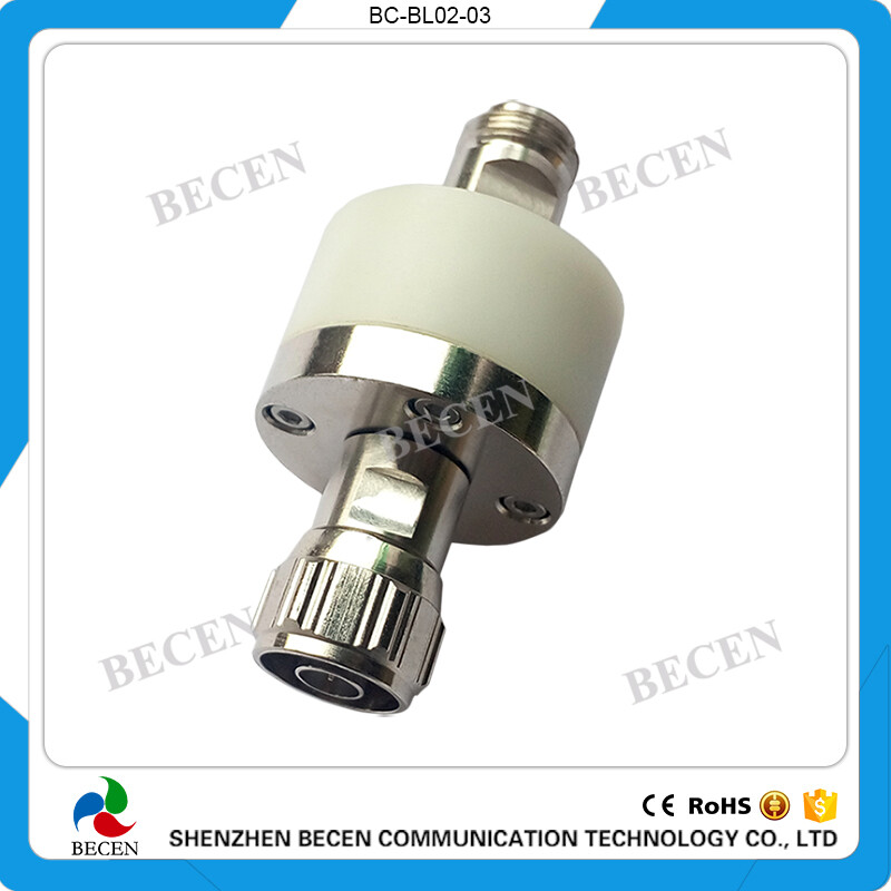 2pcs/lot N male to female DC Block DC-2.5GHZ 50ohm 200W 3000V RF coaxial Power
