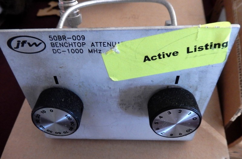 JFW 50BR-009 Benchtop Attenuator DC-1000 MHz