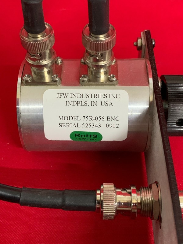 JFW Industries 75R-055 and 75R-056 BNC Manual Step Attenuators Set gallery
