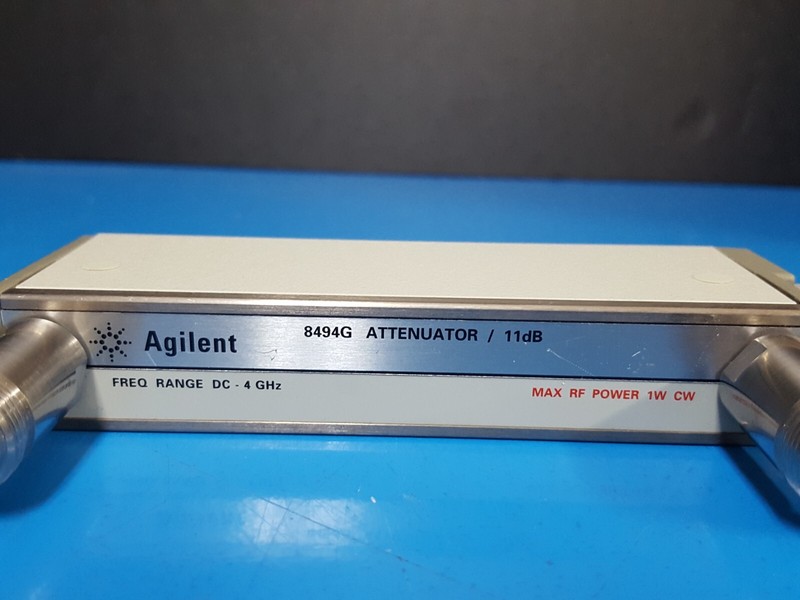 Agilent 8494G: Programmable Step Attenuator DC, 11dB 4GHz,Opt. 001 As-is (0212) gallery