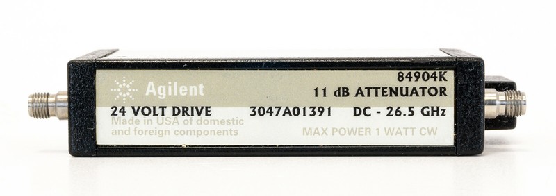 HP Agilent Keysight 84904K Programmable Attenuator 26.5 GHz 11 dB 1 dB step gallery