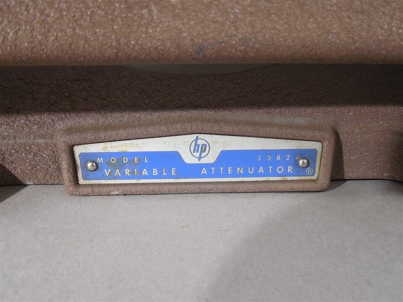 HP J382A Variable Attenuator 5.3 to 8.2 GHz. WR137 10 Watts 0 - 50 dB gallery