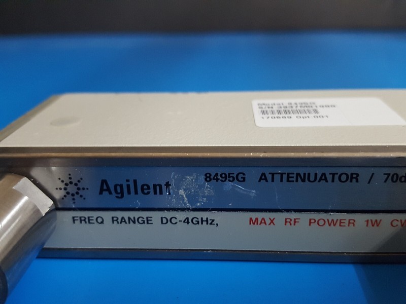 Agilent 8495G: Program Step Attenuator DC-4Ghz 70 dB, W/Opt. 001 (1000) gallery
