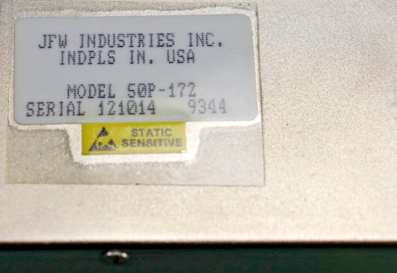 Solid State Programmable Attenuator 50P-172 JFW Industries gallery