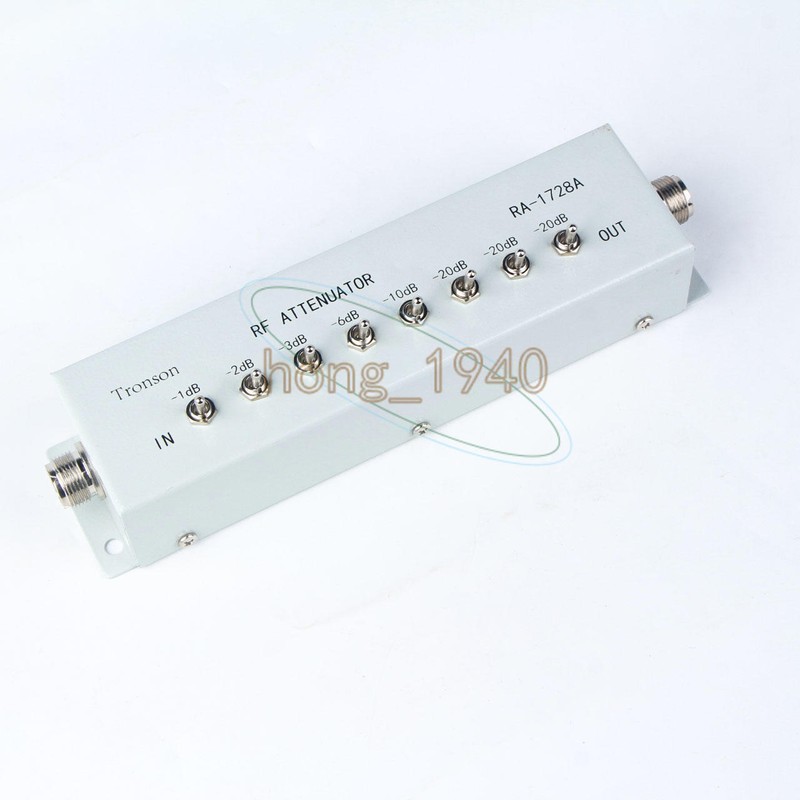 0 – 82DB VARIABLE/ STEP ATTENUATOR 50 OHM for Ham Radio Transmitter NEW