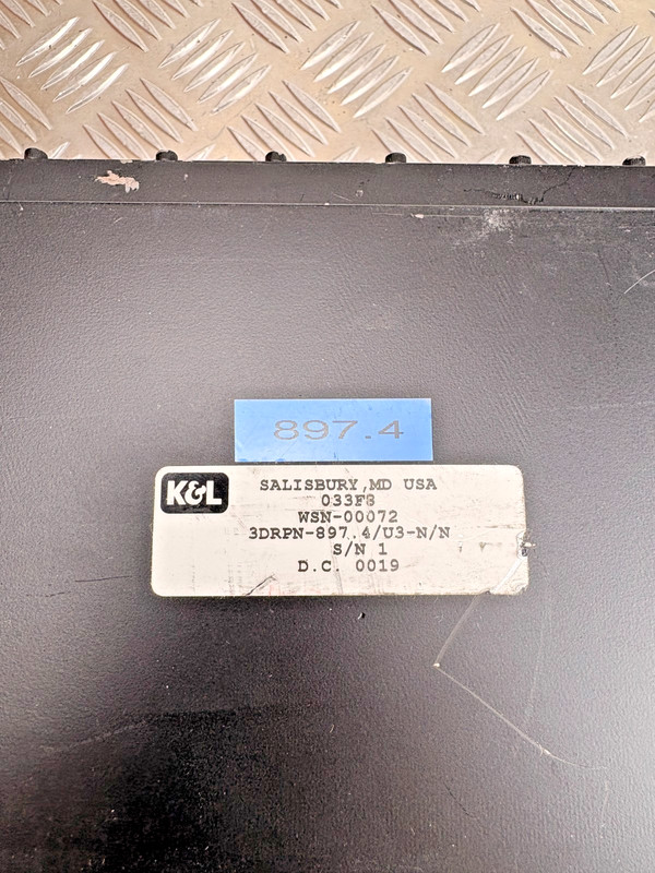 K&L Microwave RF Bandpass Filter 422-775 MHz High Power Coaxial 897.4 gallery