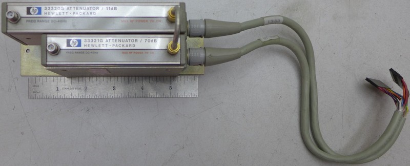 Attenuator Set Agilent/HP 33320G(8494G) and 33321G(8495G) w/Viking Cables #1