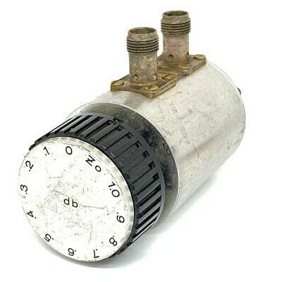 0-1DB 0.1DB/STEP TNC ROTARY VARIABLE ATTENUATOR RA-53 TEXSCAN