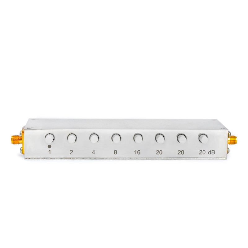 Step Attenuator Adjustable Key-Press RF Attenuator SMA/N-K 0-90dB DC-2.5GHz 50Ω