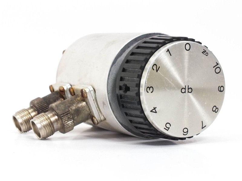 Texscan RA-70 Adjustable Step RF Attenuator SMA Connectors 0~78 Ohm Measured