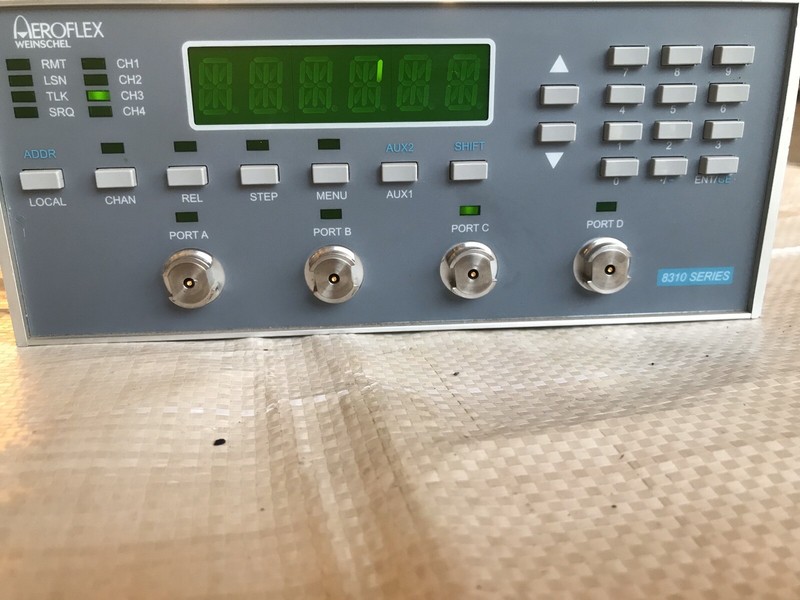 Aeroflex 8310 -138-4-T Quad Channel Programmable Attenuator gallery