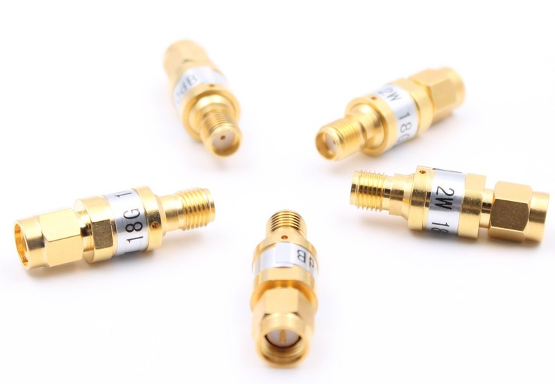 1PC 10dB SMA Fixed Attenuator DC - 18GHz 2Watts RF Attenuator SMA Male to Female gallery