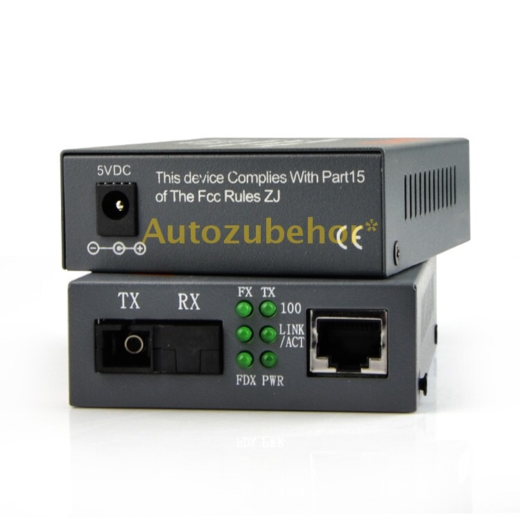 10/100 Base-TX To 100 Base-FX Single Fiber WDM Fast Ethernet Converter HTB-3100 gallery