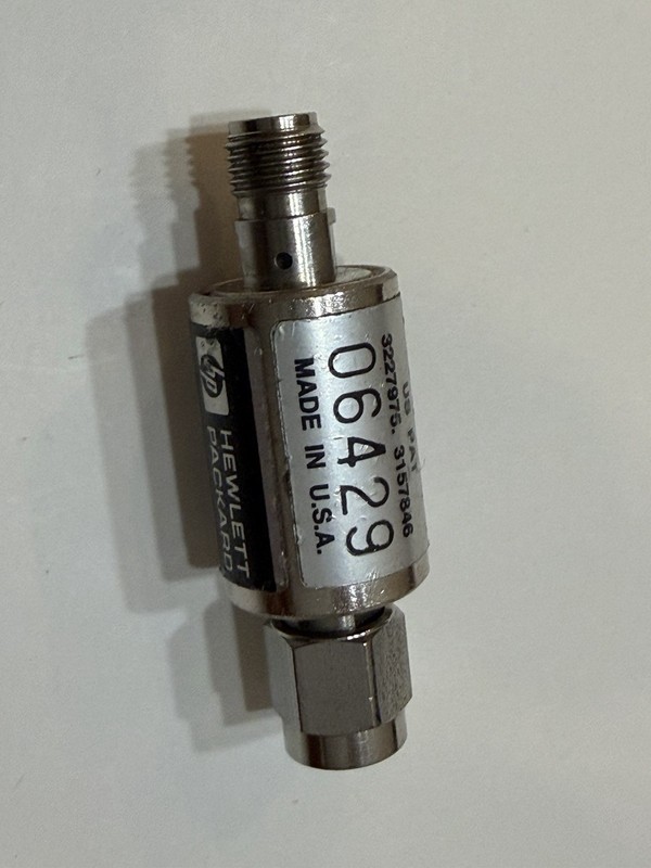 Hewlett Packard 8493B 20dB Attenuator DC-18GHz Precision RF Microwave Component gallery