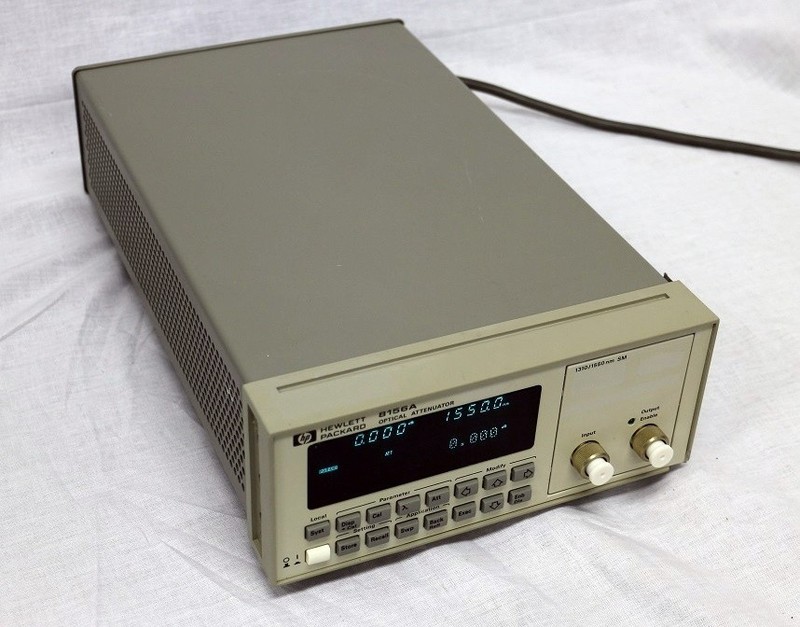 HP 8156A Optical Attenuator 1250-1650nm SMF 60dB High Accuracy Tested Working