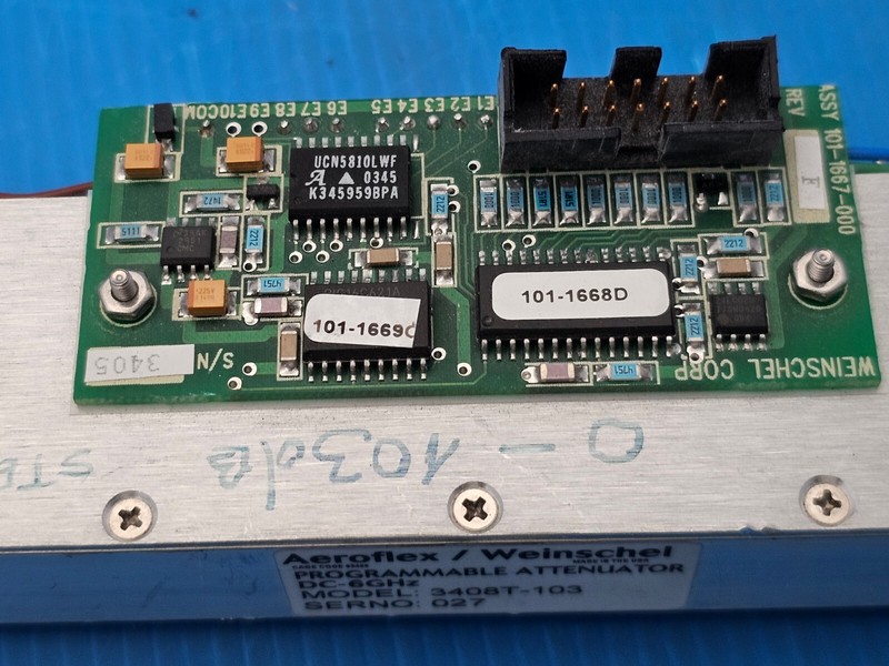 Aeroflex / Weinschel 3408T-103 SmartStep Programmable Attenuator DC-6 GHz gallery