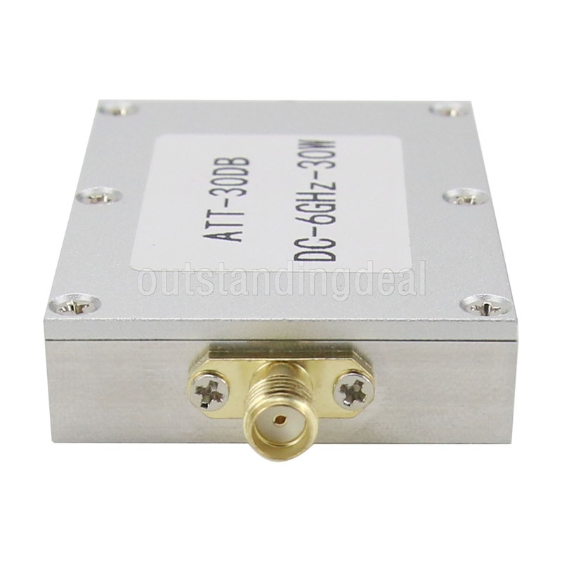 DC-6GHz 30W 30DB RF Attenuator fixed Attenuator SMA Female + SMA Female ot25 gallery