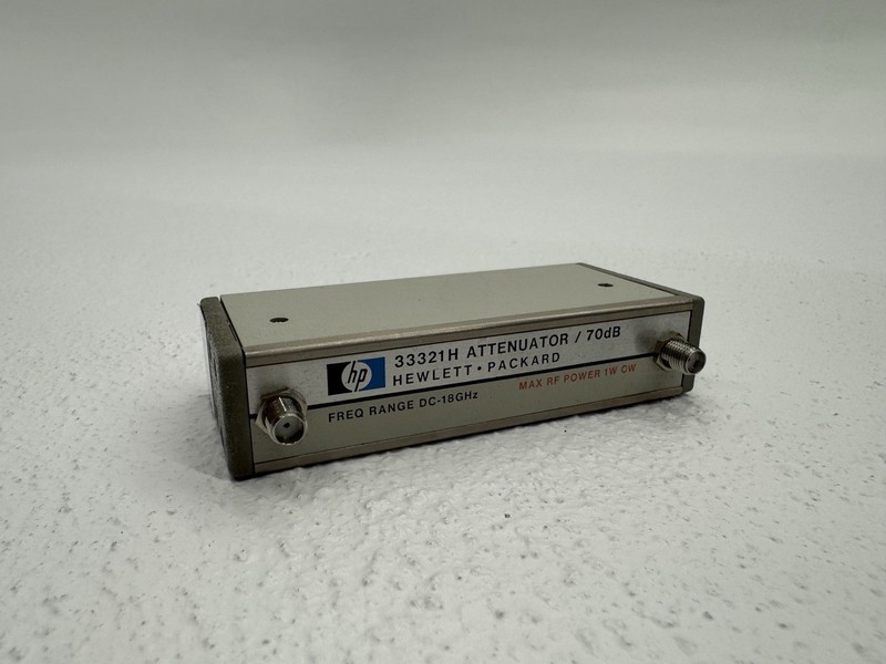 HP Agilent Programmable Attenuator 33321H 18 GHz, 70 DB