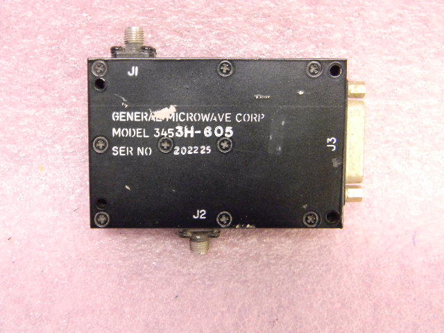 General Microwave 3453H-605 SMA RF Programmable Attenuator 0-60dB 2.6-5.2GHz