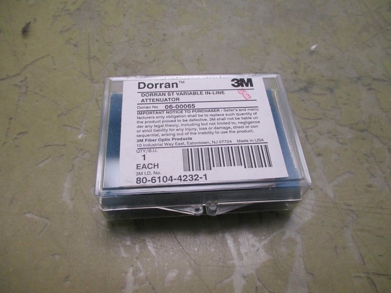 3M Dorran ST Variable In-Line Attenuator 06-00065 80-6104-4232-1 [3*NN-30]