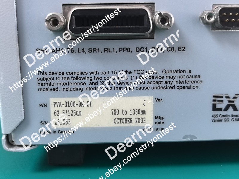 1 PCS EXFO FVA-3100 Variable Attenuator gallery
