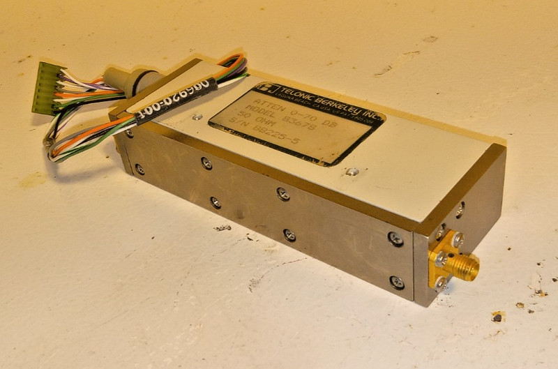 Telonic Berkeley 8367S Step Attenuator DC-4GHz 0-70dB 10dB 50 OHM