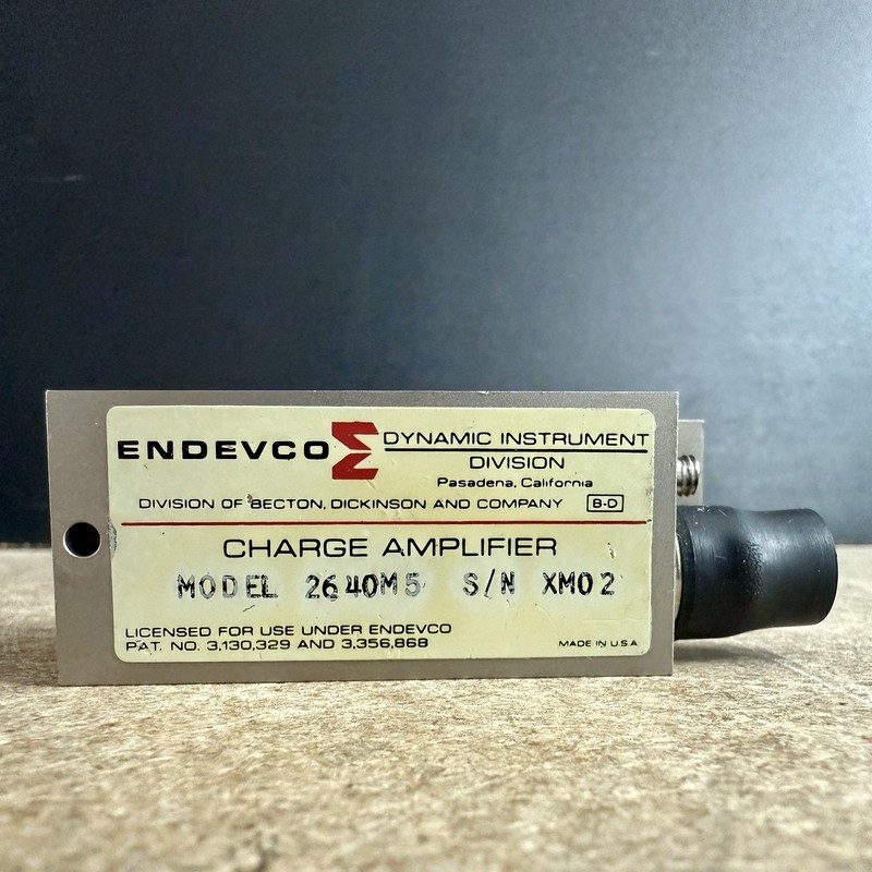 Endevco Charge Amplifier 2640 New NOS Vintage Becton Dickinson Test Equipment gallery