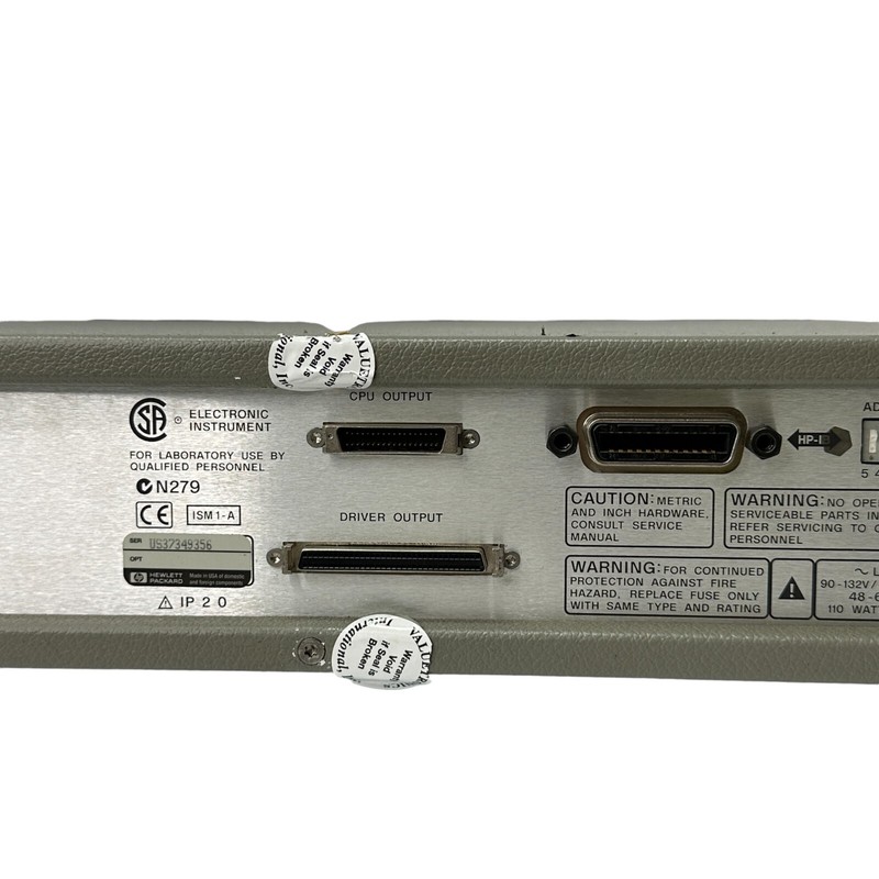 HP Hewlett Packard 87130A Attenuator / Switch Driver gallery