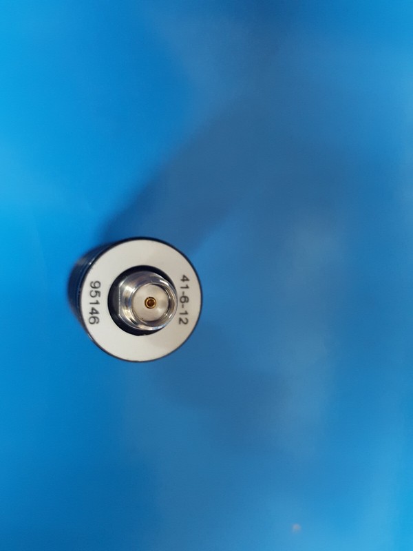 Aeroflex/Weinschel 41-6-12: Fixed Coaxial Attenuator, 18GHz, 10W, 6dB (5146) gallery