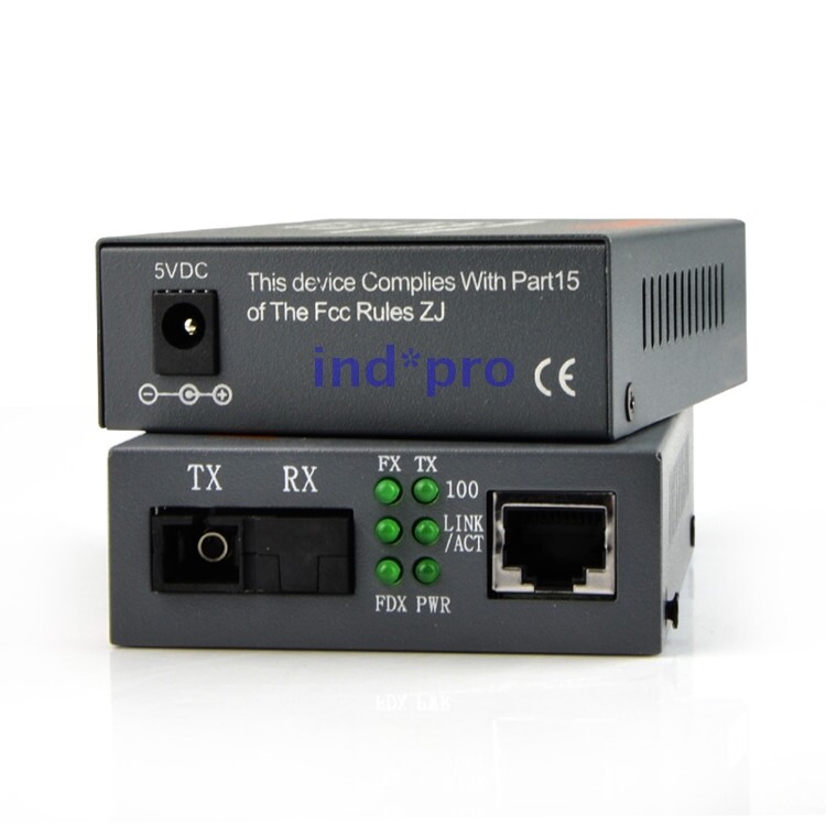 10/100 Base-TX To 100 Base-FX Single Fiber WDM Fast Ethernet Converter HTB-3100 gallery