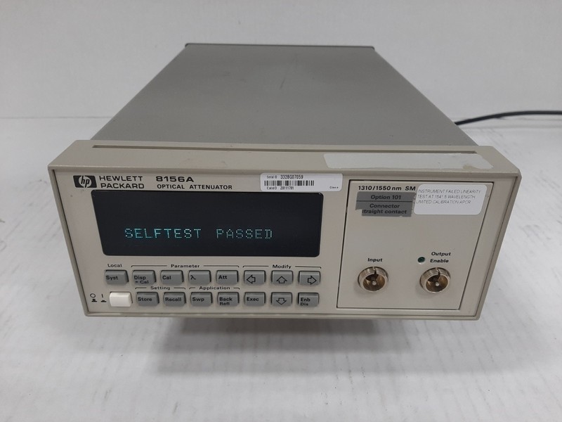 Agilent 8156A Optical Attenuator with Option: 101 gallery