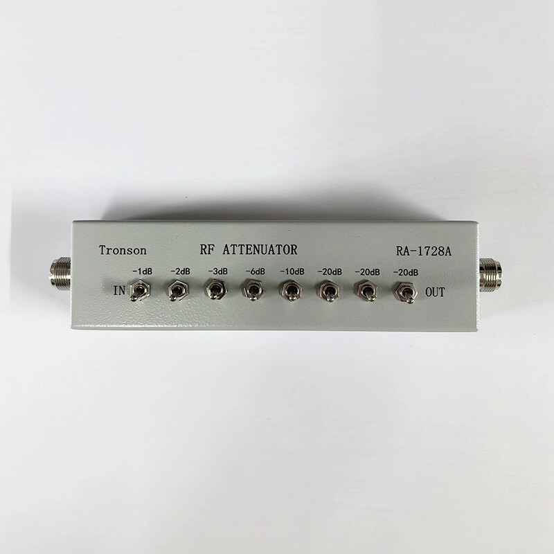 RA-1728A VARIABLE/ STEP ATTENUATOR 50 OHM 0- 82DB for Ham Radio Transmitter