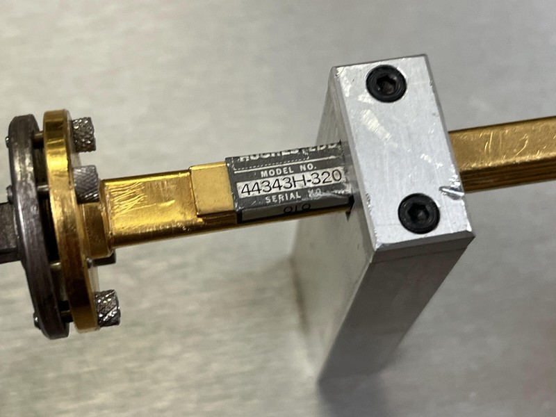 7CC 40-60 GHz Direct Reading Waveguide Attenuator TRG U510 Gold Plated gallery