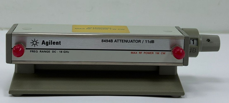 AGILENT HP 8494B MANUAL STEP ATTENUATOR, DC–18 GHZ, 11 DB RANGE gallery