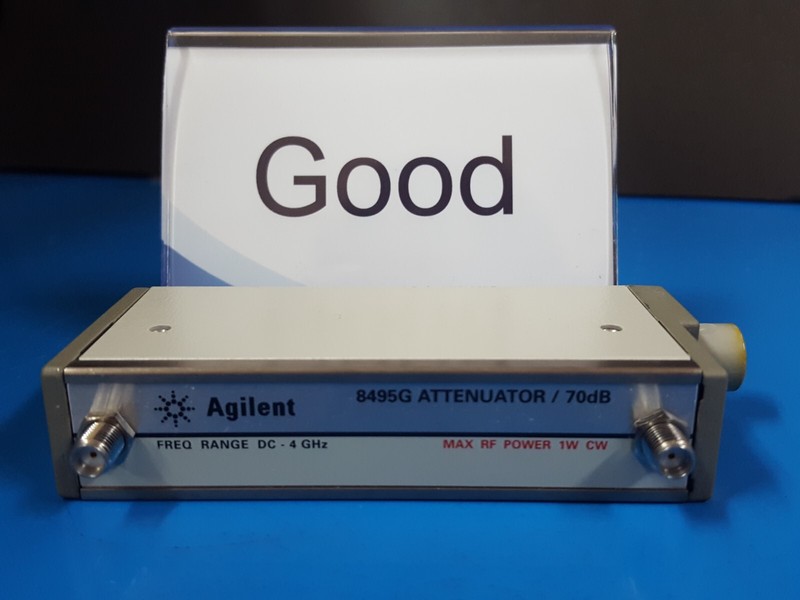Agilent 8495G: Program Step Attenuator DC-4Ghz 70 dB, W/Opt. 002 011 (0217)