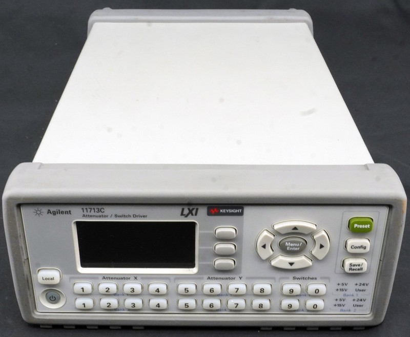 HP - Agilent - Keysight 11713C LXI-Compliant Attenuator/Switch Driver Lot F gallery