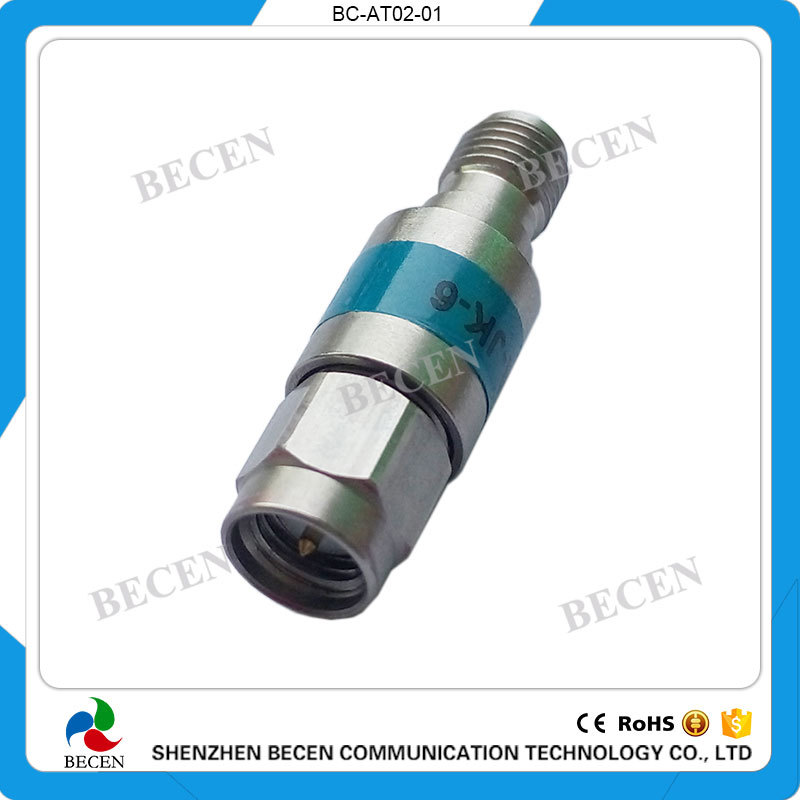 Fixed Attenuator 2W SMA 5dB Attenuator Plug male to Jack female 2Watt DC-6Ghz gallery