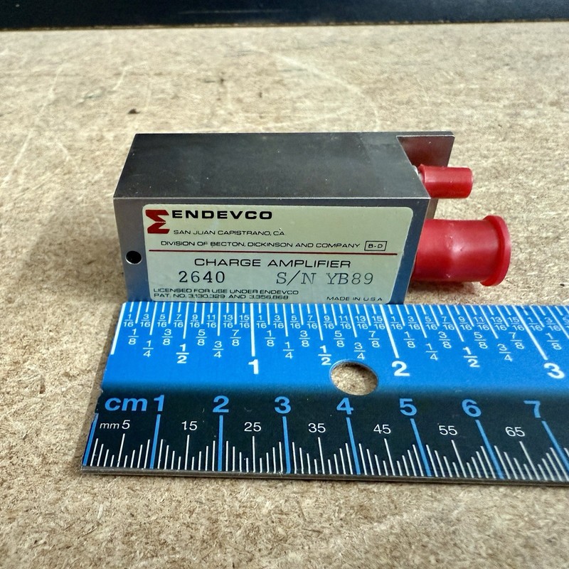 Endevco Charge Amplifier 2640 Vintage Becton Dickinson Test Equipment gallery
