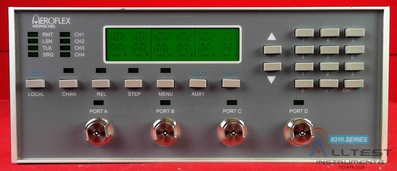 Aeroflex 8310-138-4-T Quad Channel Programmable Attenuator